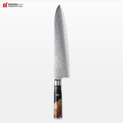 Novara Chikyū (アースナイフ) - Damascus Steel Knives