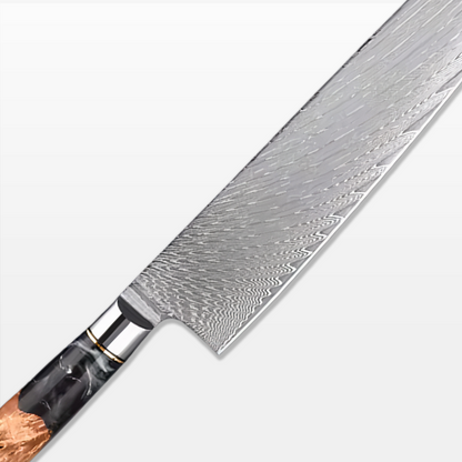 Novara Chikyū (アースナイフ) - Damascus Steel Knives