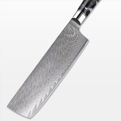 Novara Chikyū (アースナイフ) - Damascus Steel Knives